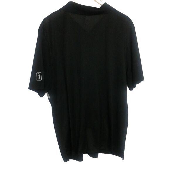 Men's Officially Licensed Pro Series PGA Tour XL Black And White Golf polo shirt - Picture 5 of 6